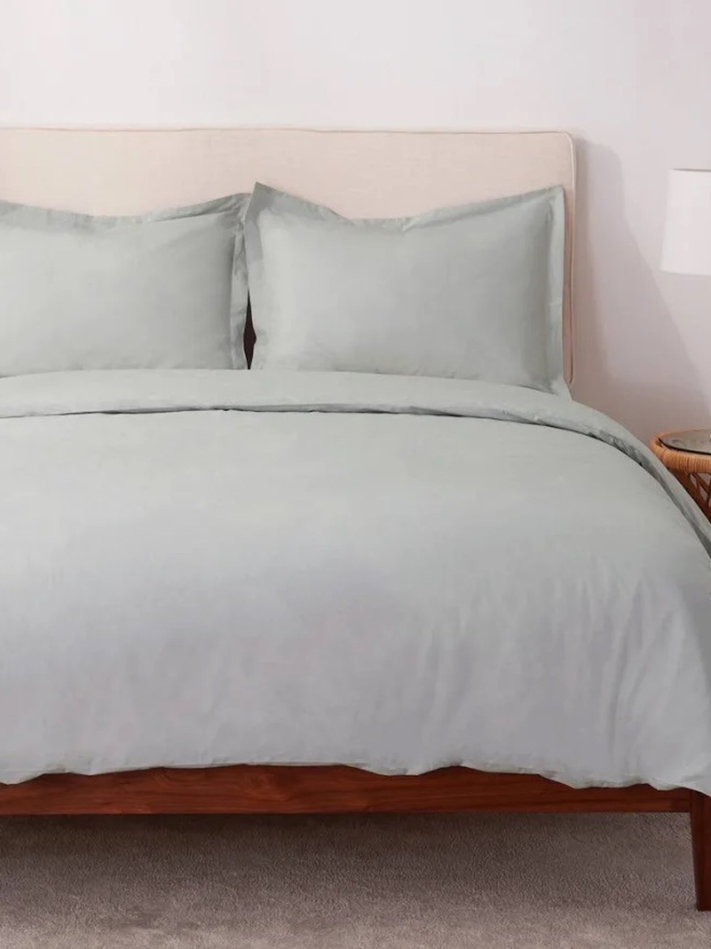 Berkshire Light Sage Solid Duvet Cover Set